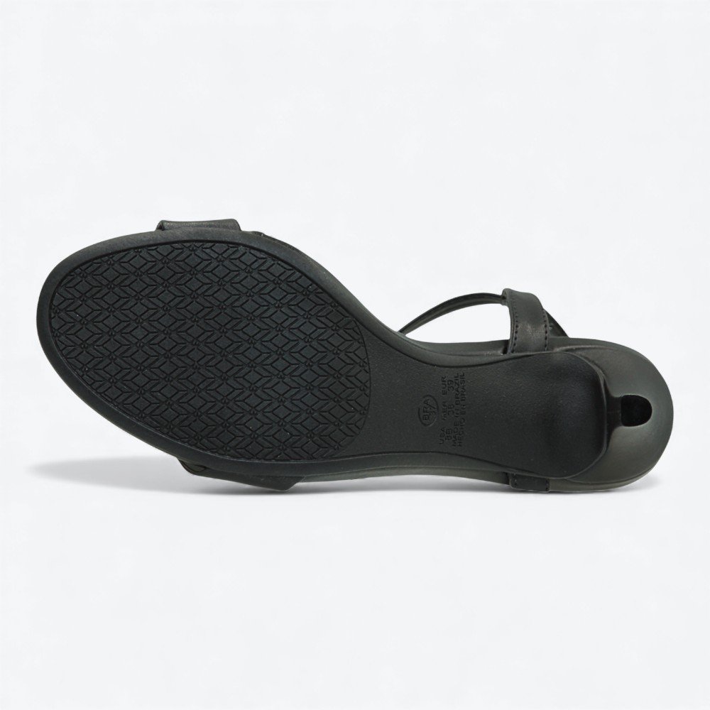 Sandália Mariotta Salto Alto Fino Feminina 1353134-01 Preto 6