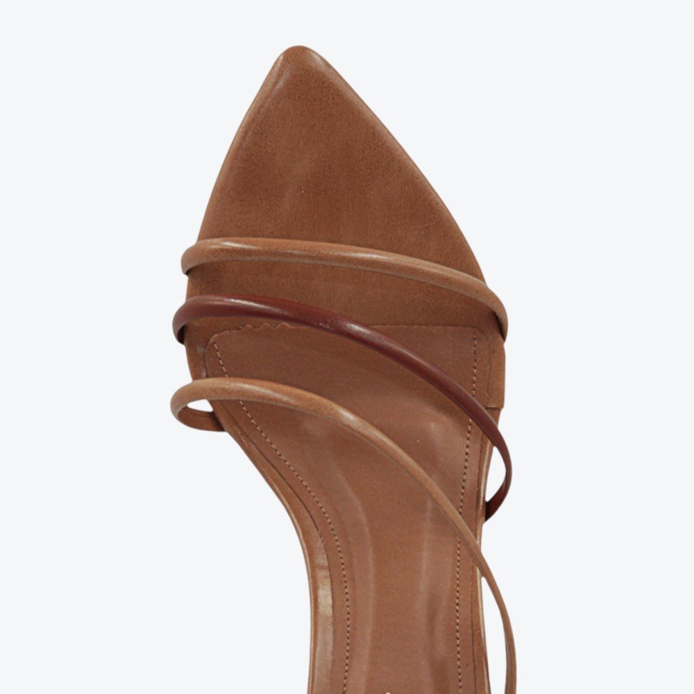 Sandália Adora Salto Taça Feminina 1577570-01 Marrom 4