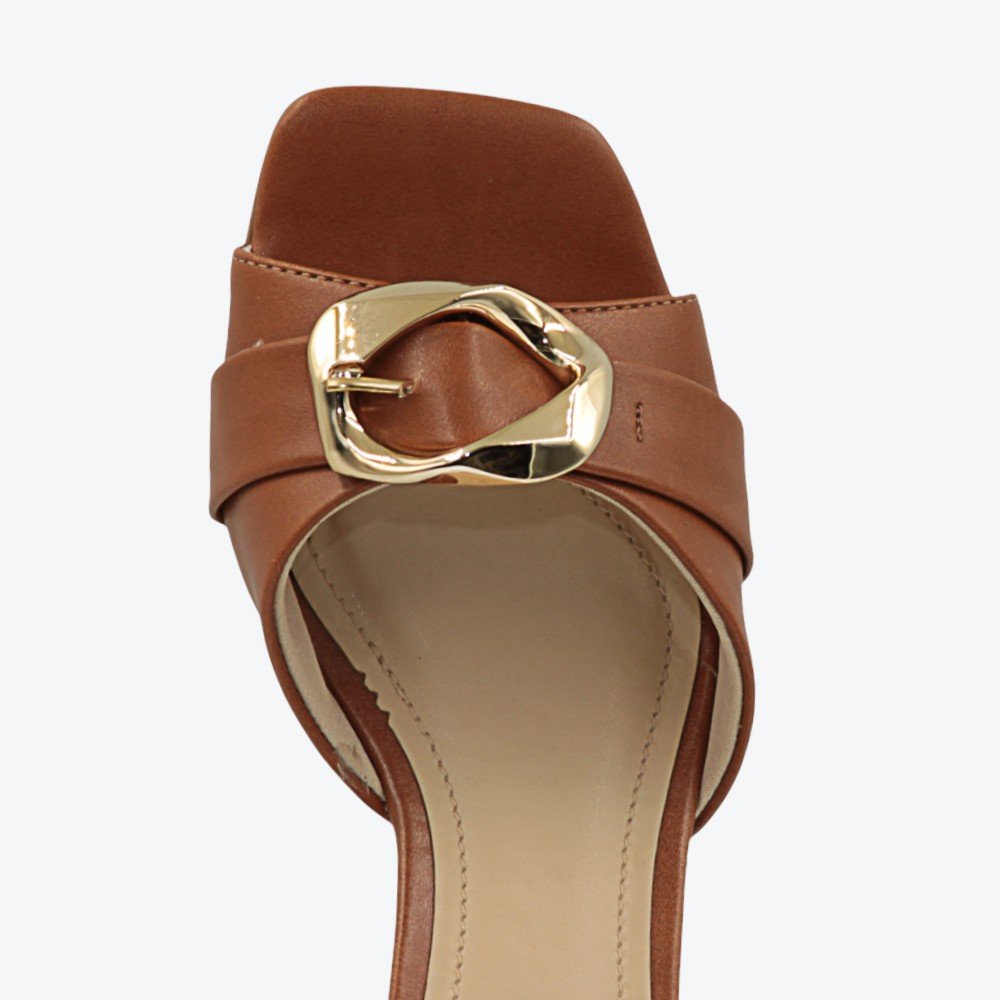 Sandália Ramarim Salto Bloco Feminina 2534203-01 Marrom 4