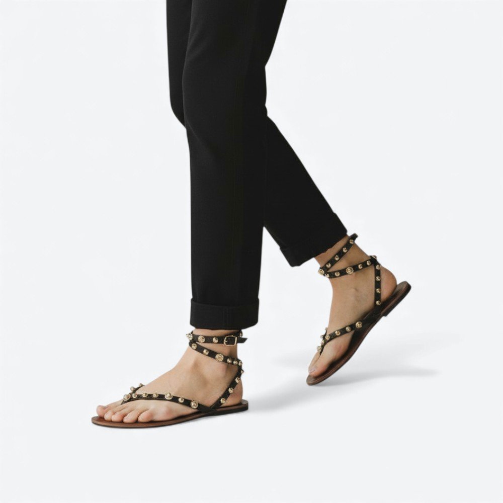 Sandália Adora Rasteira Feminina 1937760-01 Marrom 2