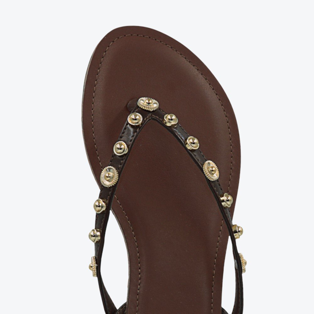 Sandália Adora Rasteira Feminina 1937760-01 Marrom 4