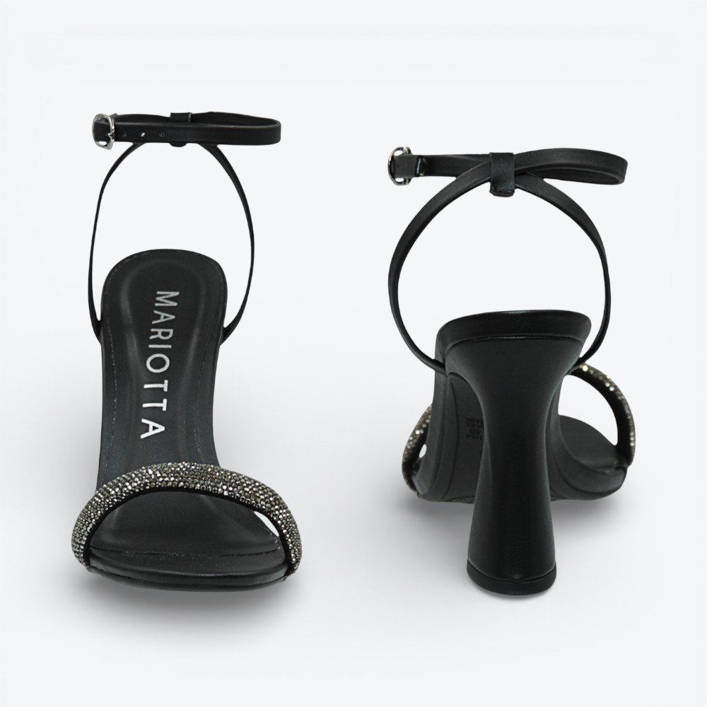 Sandália Mariotta Salto Flare Feminina 2044507-01 Preto 5