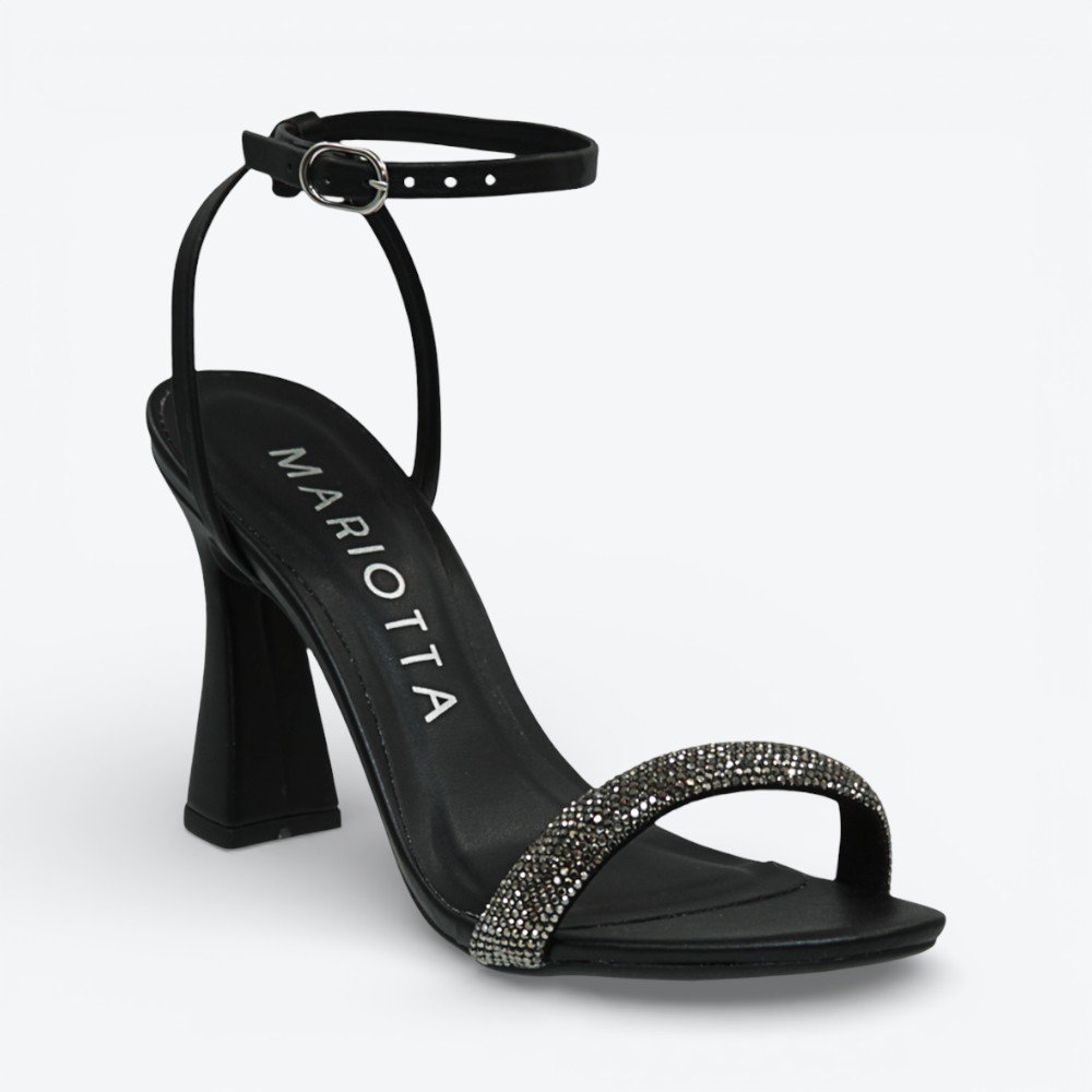 Sandália Mariotta Salto Flare Feminina 2044507-01 Preto 7