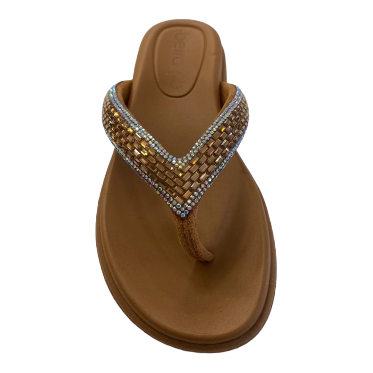 Chinelo Feminino Beira Rio Pedraria 8513.112 Aurora Boreal Marrom 4