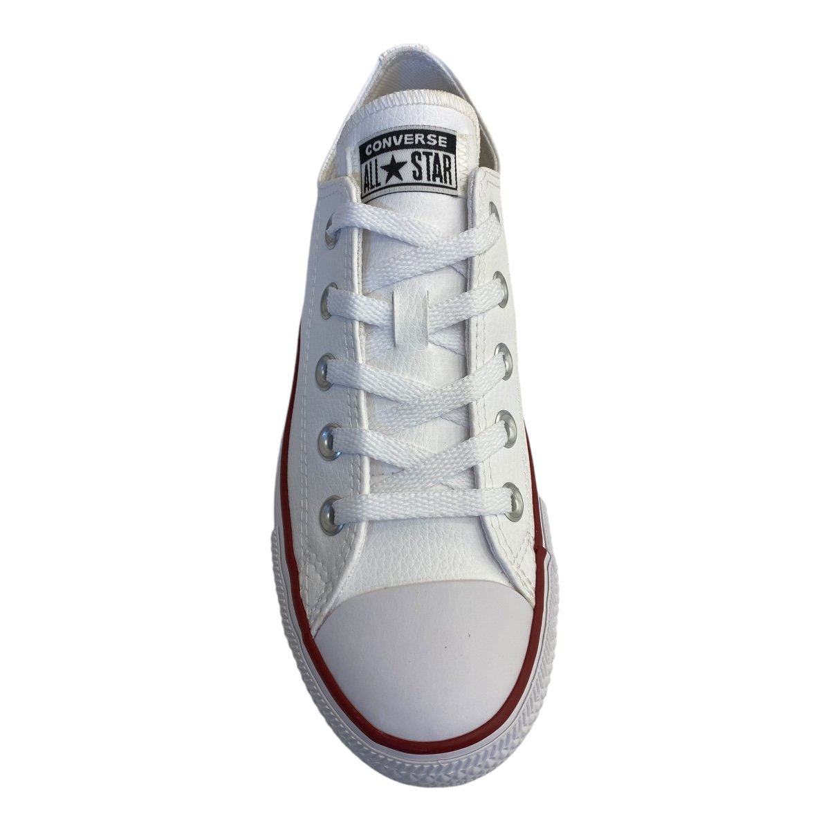 Tenis Unisex All Star Casual Cano Baixo Em Couro Ct04500001 Branco Branco 3