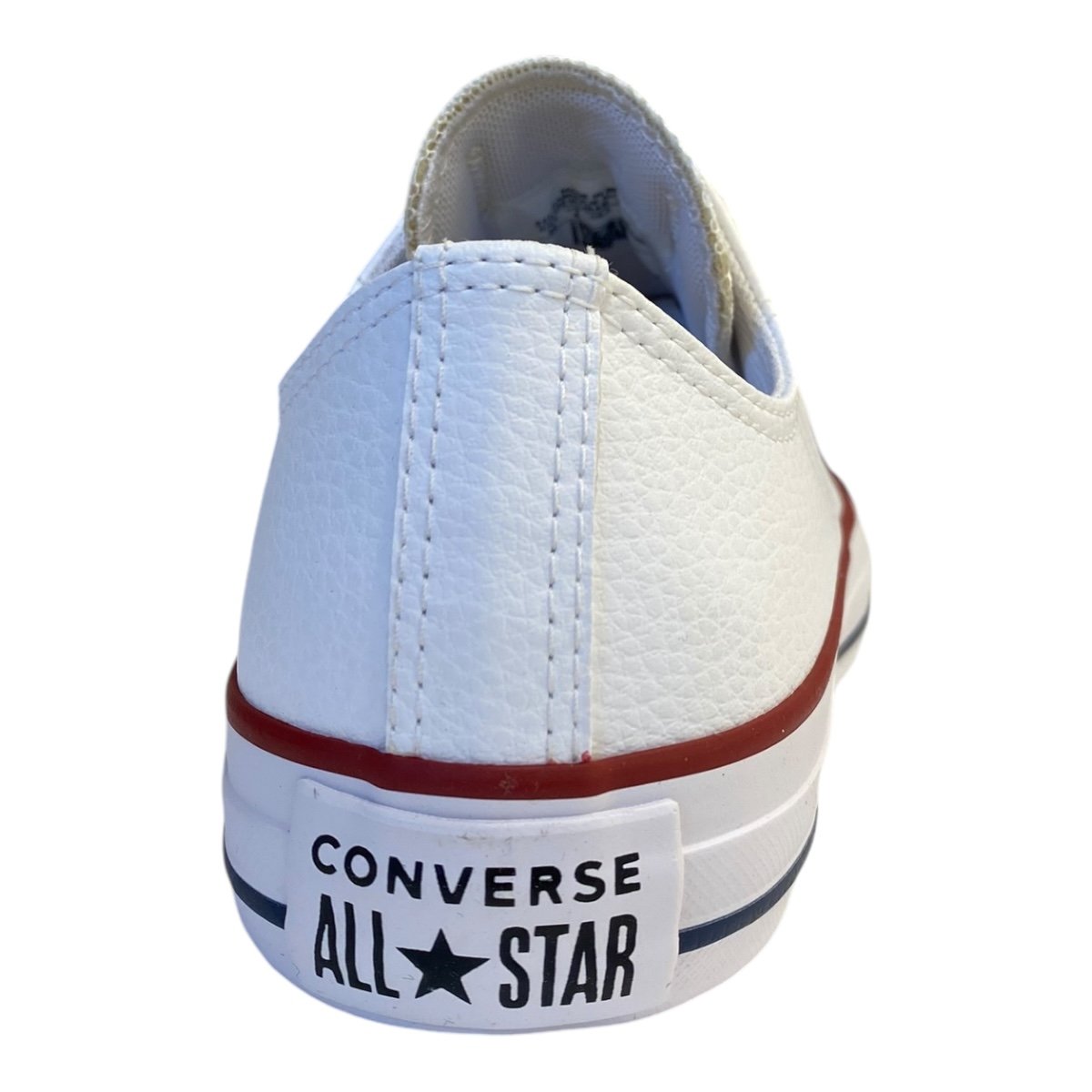 Tenis Unisex All Star Casual Cano Baixo Em Couro Ct04500001 Branco Branco 5
