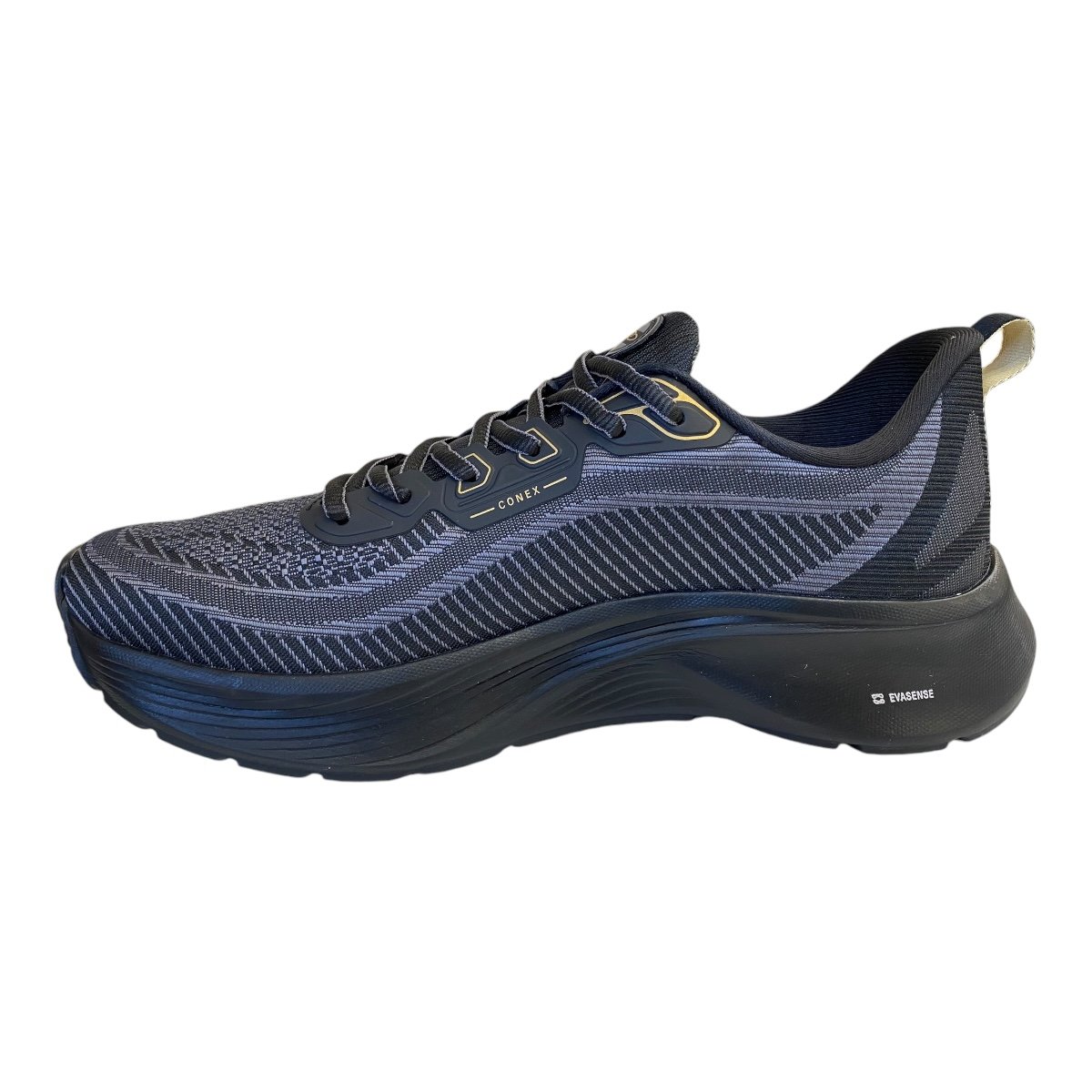 Tenis Masculino Olympikus Conforto Esporte Academia Caminhada Conex Preto Preto 4