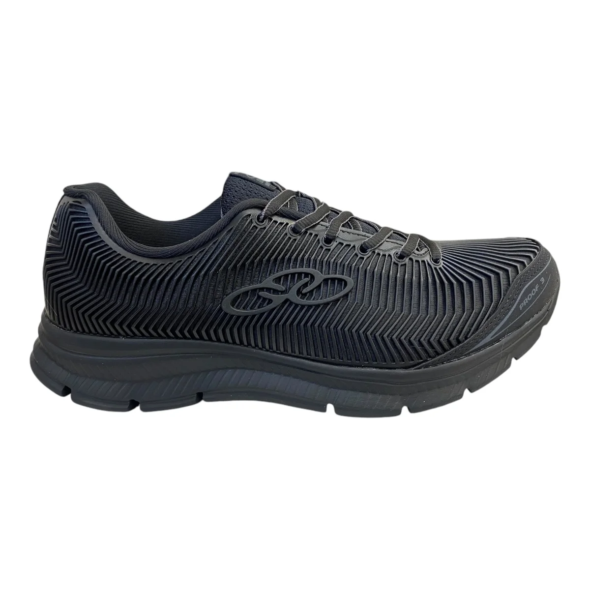 Tenis Masculino Olympikus Esporte Academia Caminhada Proof 3 Preto Preto 1