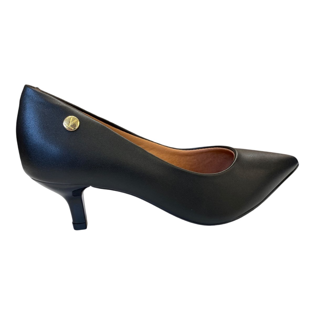 Sapato Scarpin Casual Feminino Vizzano Pelica 1122.828 Preto Preto 1