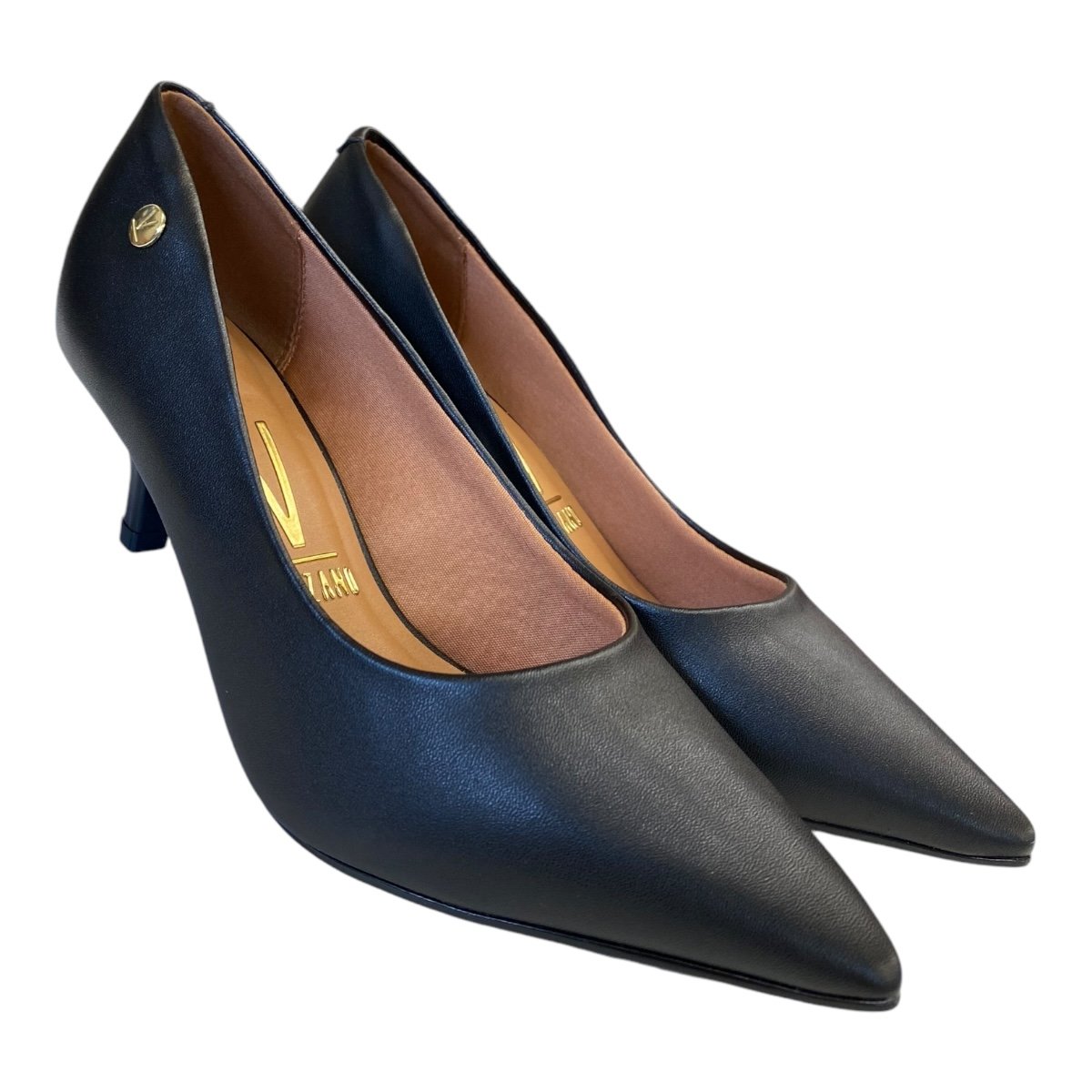 Sapato Scarpin Casual Feminino Vizzano Pelica 1122.828 Preto Preto 2