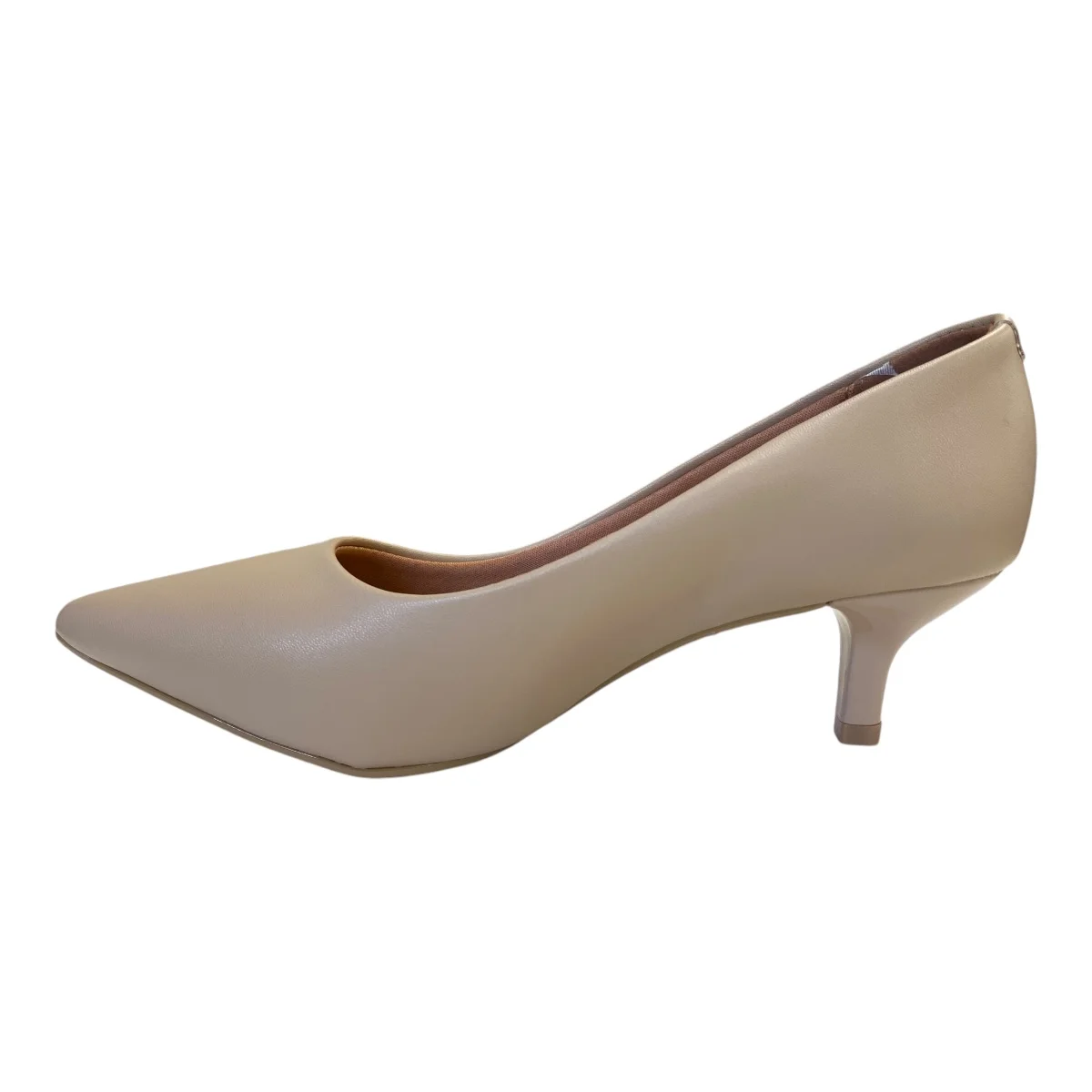 Sapato Scarpin Casual Feminino Vizzano Pelica 1122.828 Bege Bege 4