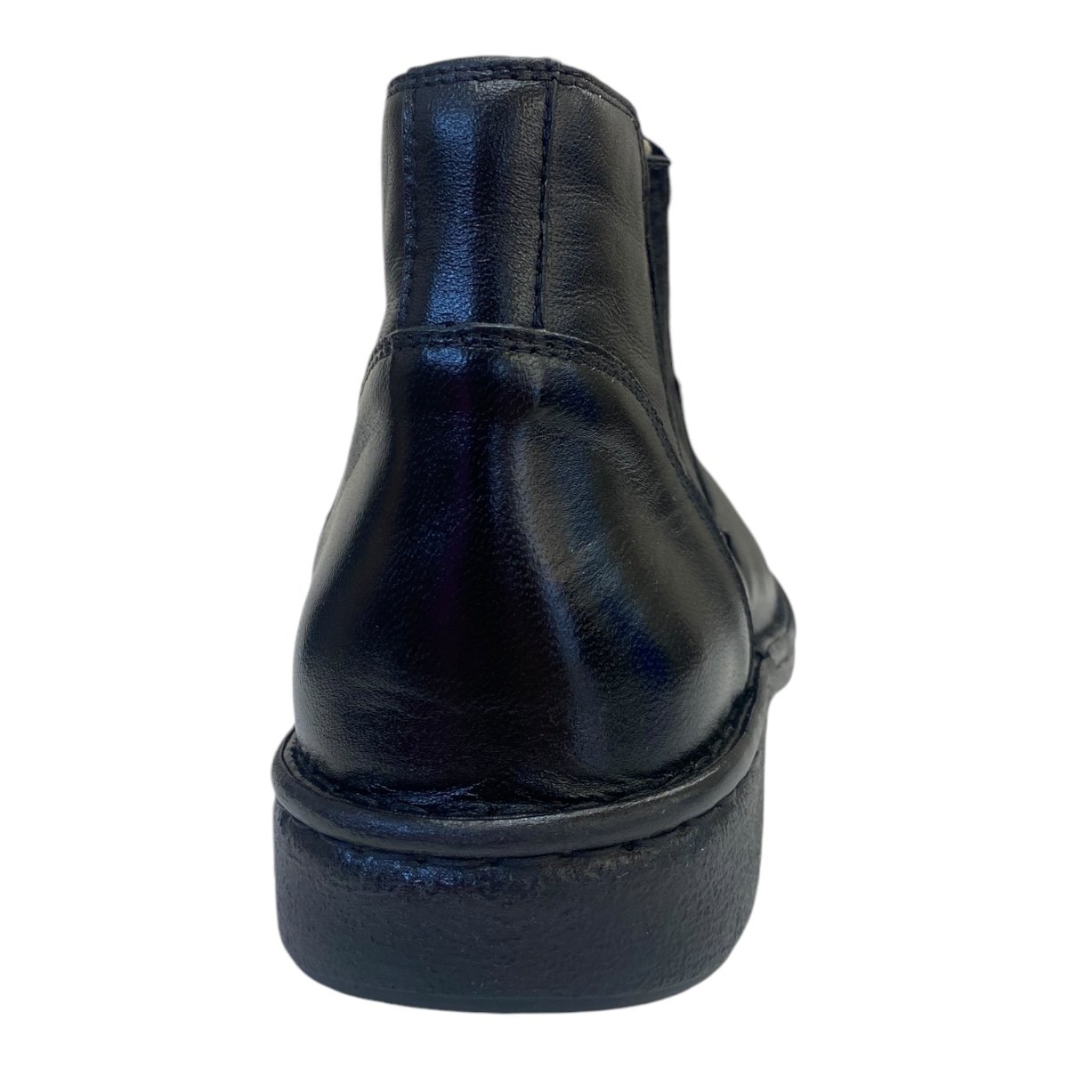 Bota Masculino Decoflex Conforto Com Elástico E Couro De Carneiro 175 Preto Preto 3