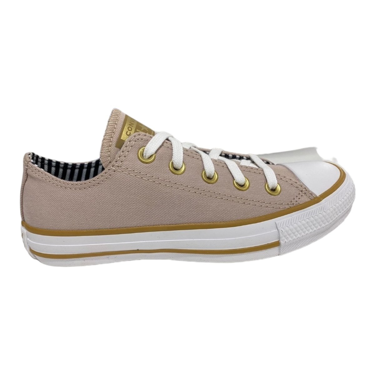 Tenis Feminino All Star Original Casual Cano Baixo Ct26620001 Rosa Nude