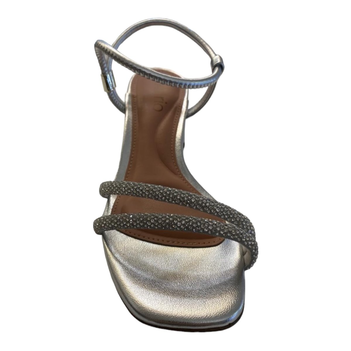 Sandalia Beira Rio Metalizada Feminina 8423.328 Prata 5