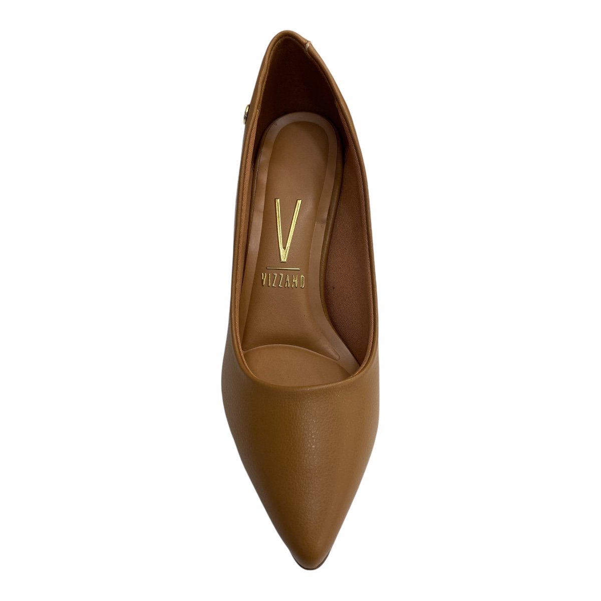 Scarpin Feminino Vizzano Sintético Conforto Salto 7Cm 1290.500 Caramelo Marrom 5