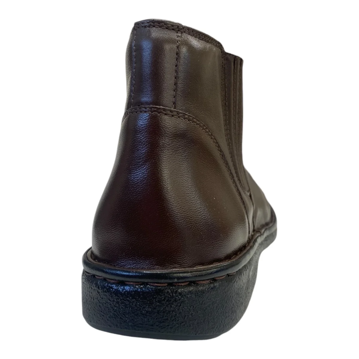 Bota Masculino Decoflex Conforto Com Elástico E Couro De Carneiro 175 Marrom Marrom 3