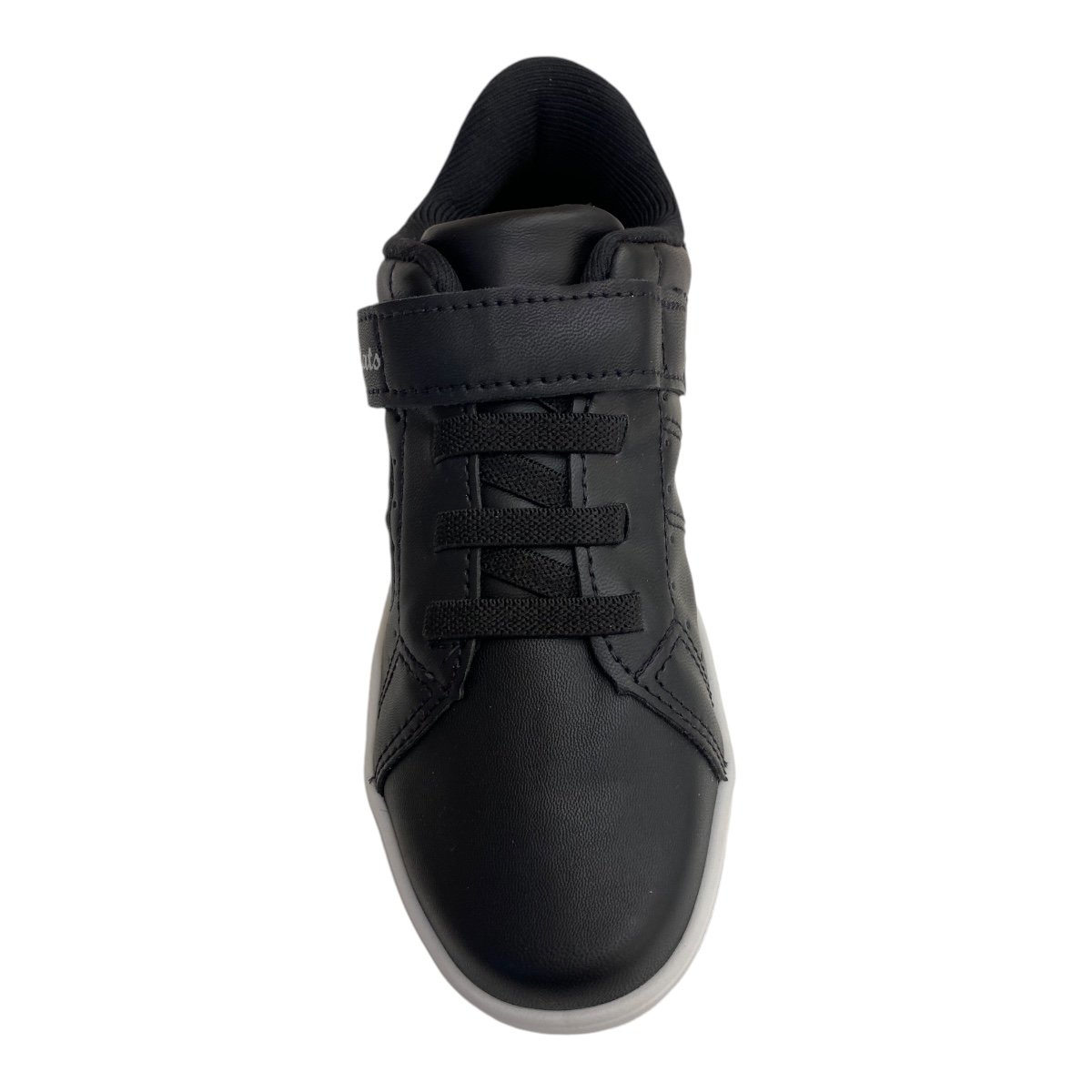 Tenis Infantil Menina Pink Cats Sintético Brilho Calce Fácil V4742 Preto Preto 3