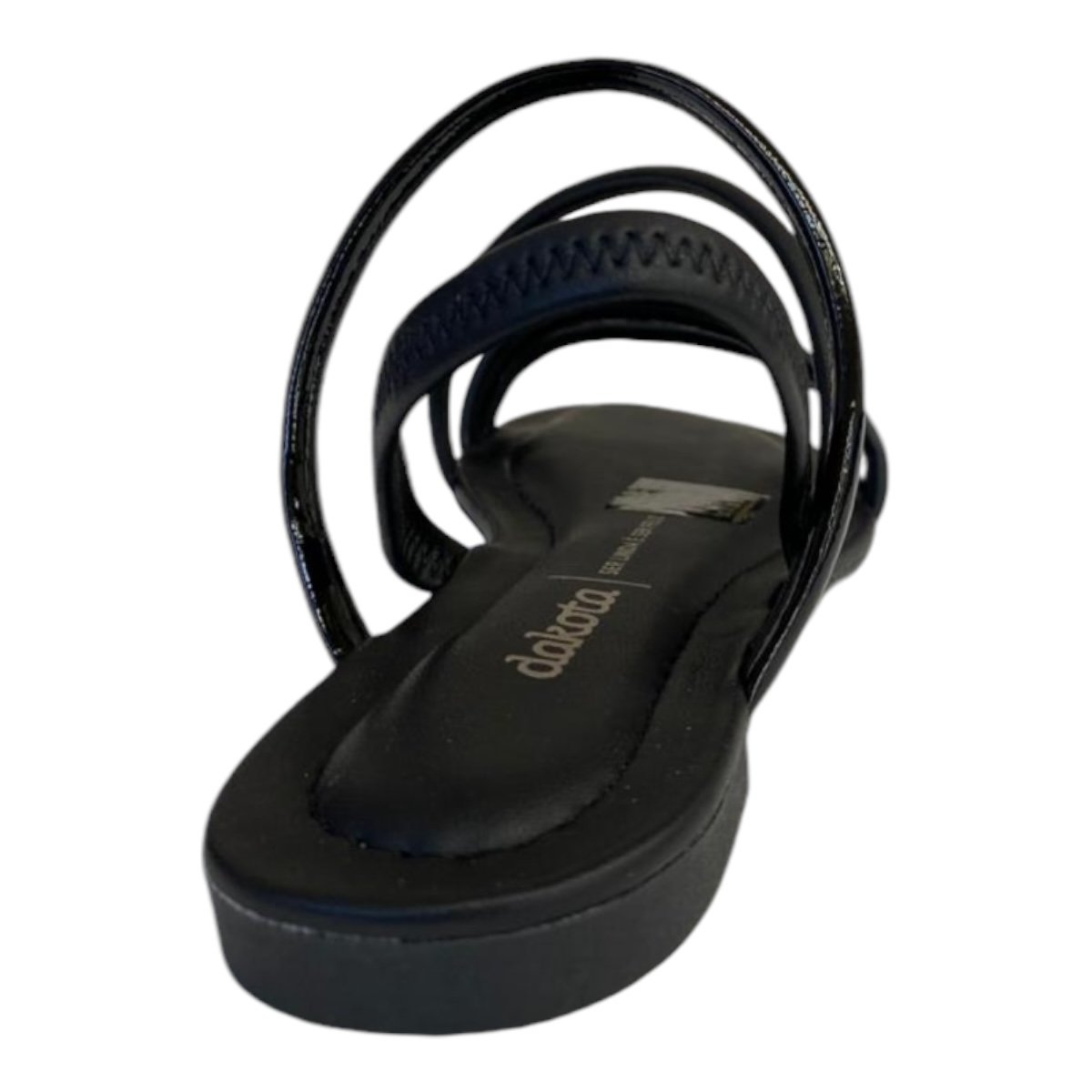 Rasteira Feminino Dakota Metalizada Calce Fácil Y8481  Preto 4
