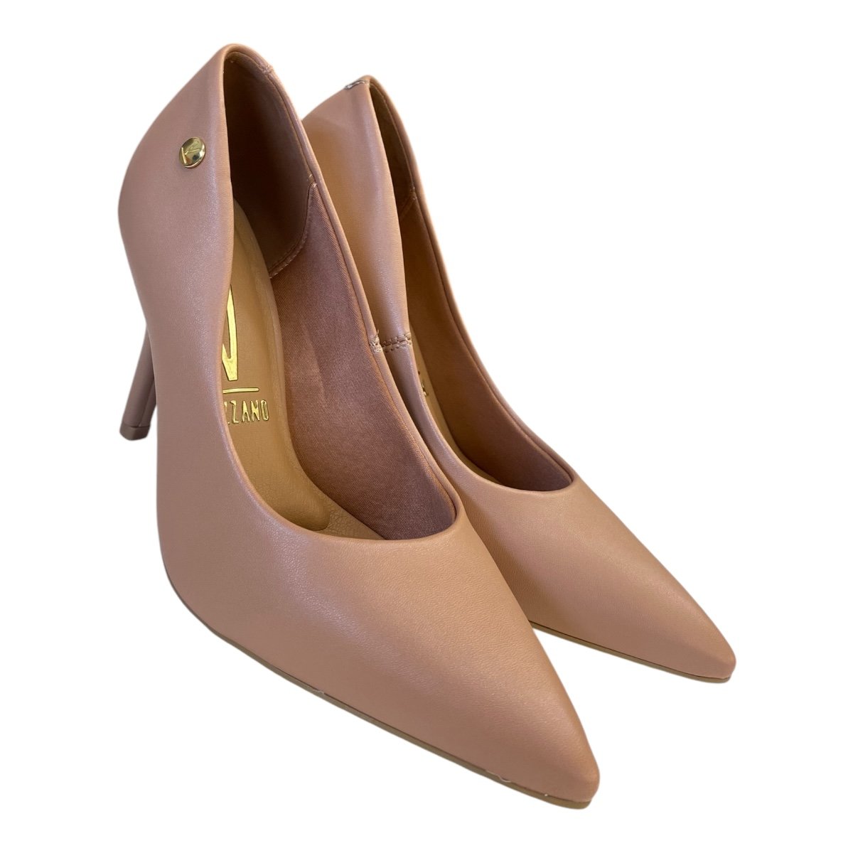 Sapato Scarpin Casual Feminino Vizzano Pelica 1184.1101 Nude Marrom 2