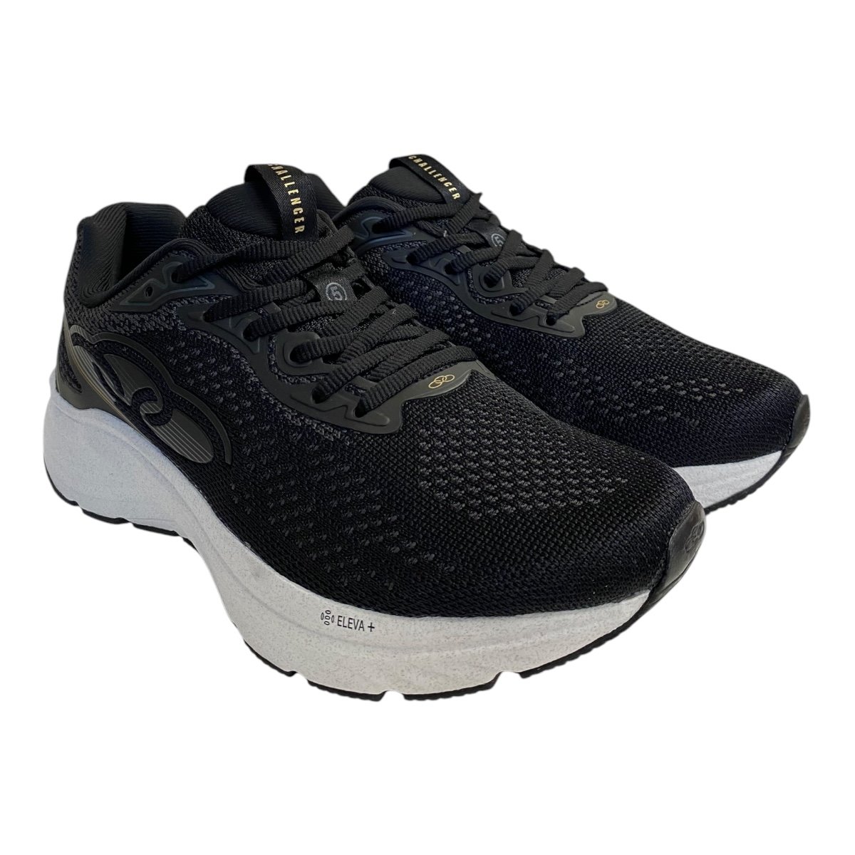 Tenis Masculino Olympikus Caminhada Academia Esporte Challenger 5 Preto Preto 2
