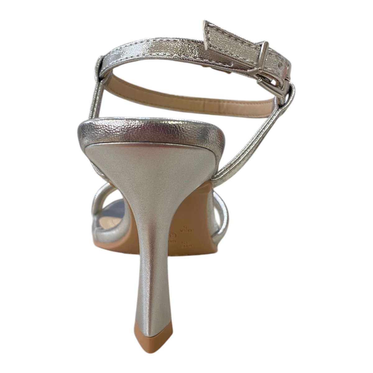 Sandalia Feminino Ramarim Festa Brilho Strass Metalizado  24-26208 Prata Prata 5