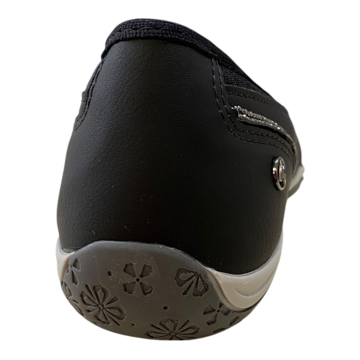 Tenis Feminino Kolosh Conforto Calce Fácil Brilho Strass C2755 Preto Preto 6