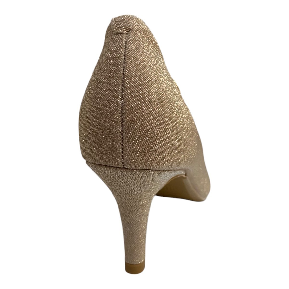 Sapato Feminino Scarpin Vizzano Casual Salto Médio 1185.702 Dourado Dourado 5