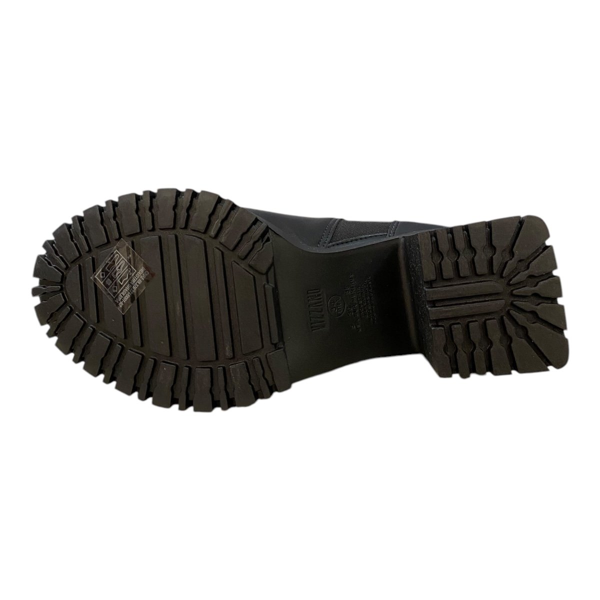 Bota Coturno Feminino Vizzano Pelica Tratorada Elástico 3091100 Preto Preto 3