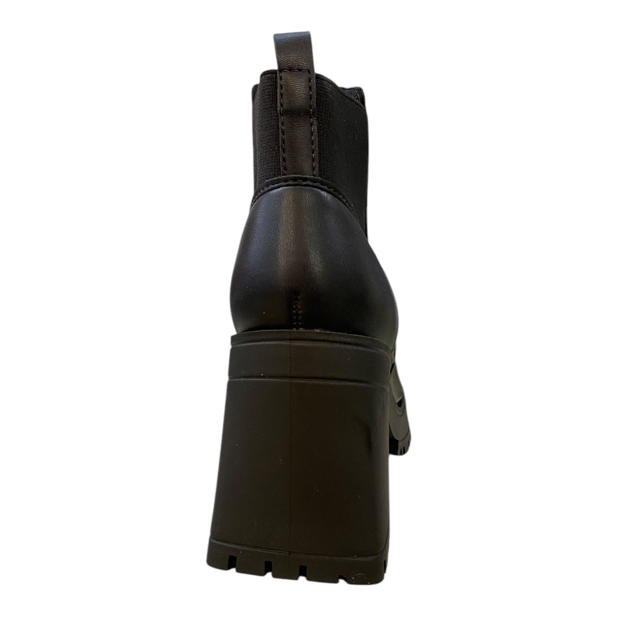 Bota Coturno Feminino Vizzano Pelica Tratorada Elástico 3091100 Preto Preto 5