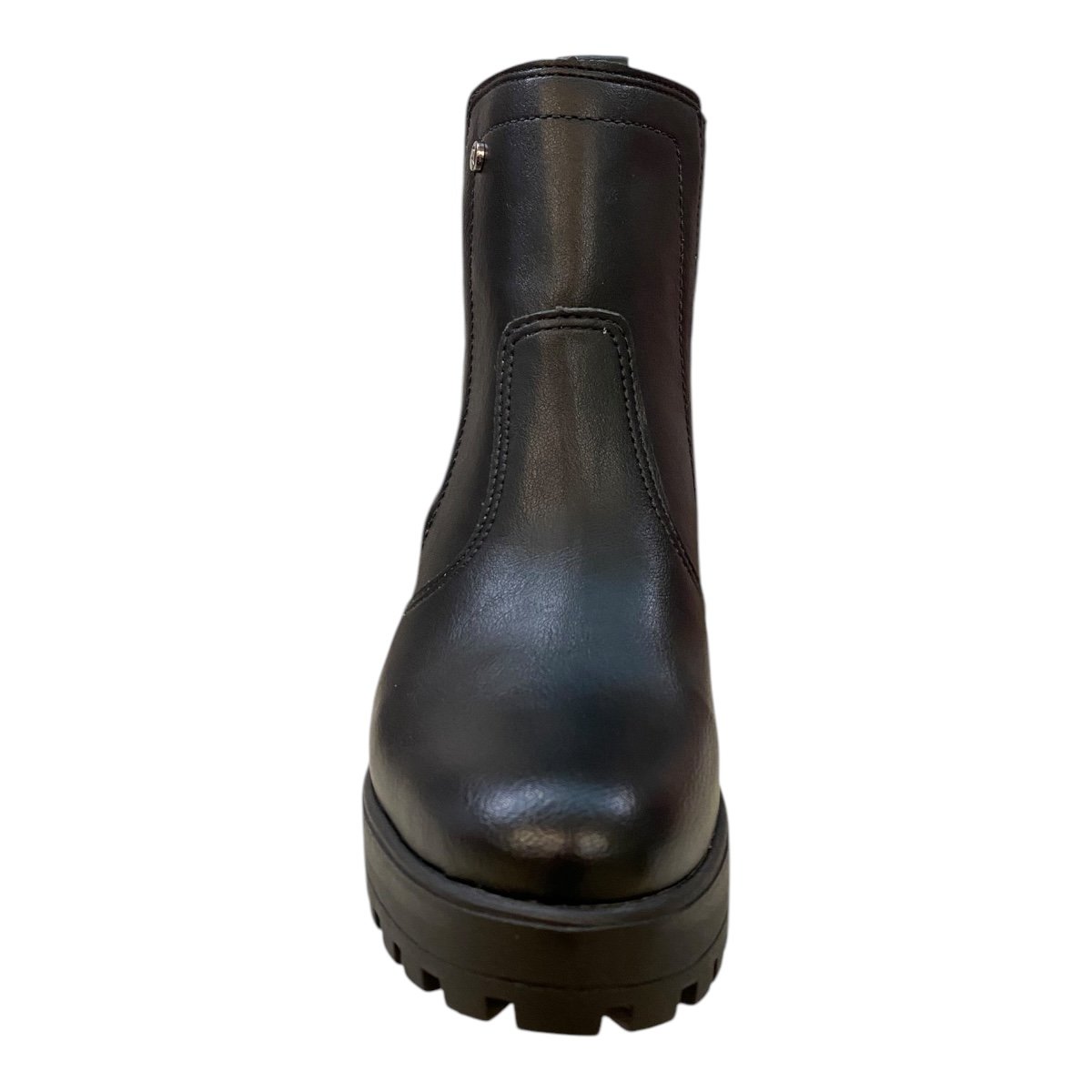Bota Coturno Feminino Ramarim Confort Básico Elástico Tratorado 2456122 Preto Preto 5