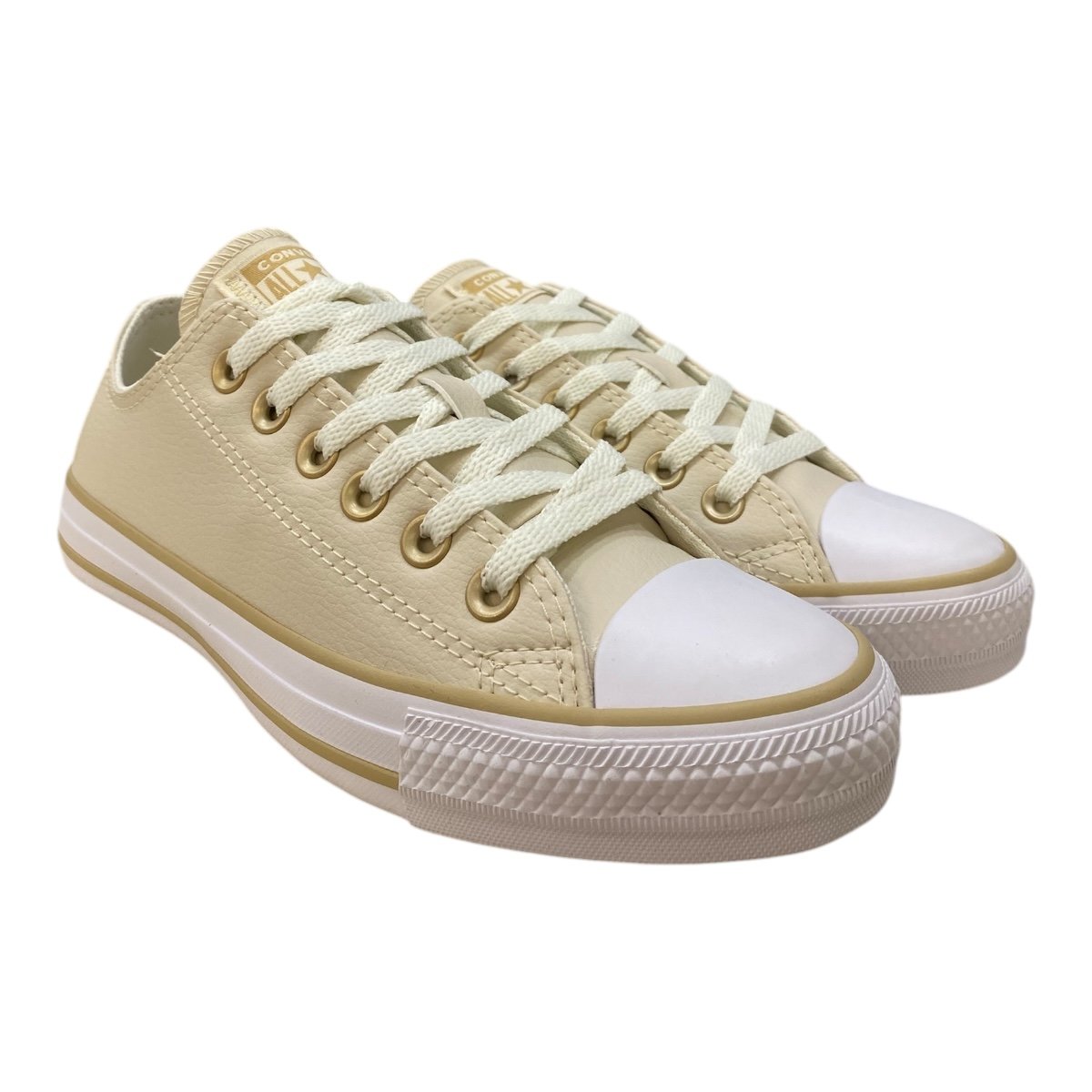 Tenis Feminino All Star Casual Retrô Cano Baixo Ct04500006 Marfim Branco 2