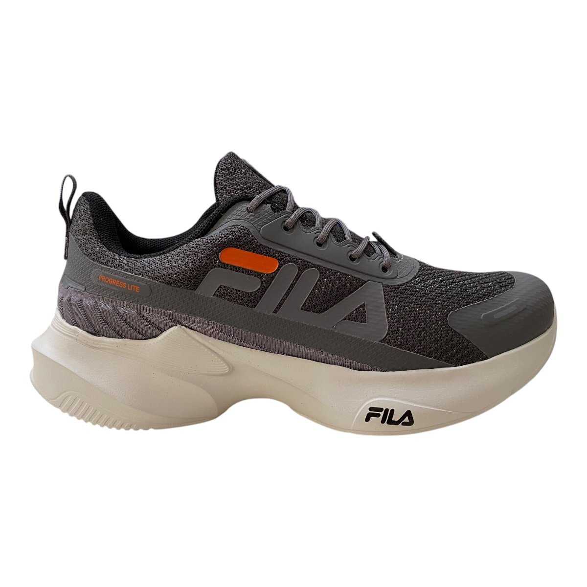 Tenis Masculino Fila Esporte Academia Caminhada Progress Lite Cinza Cinza 6