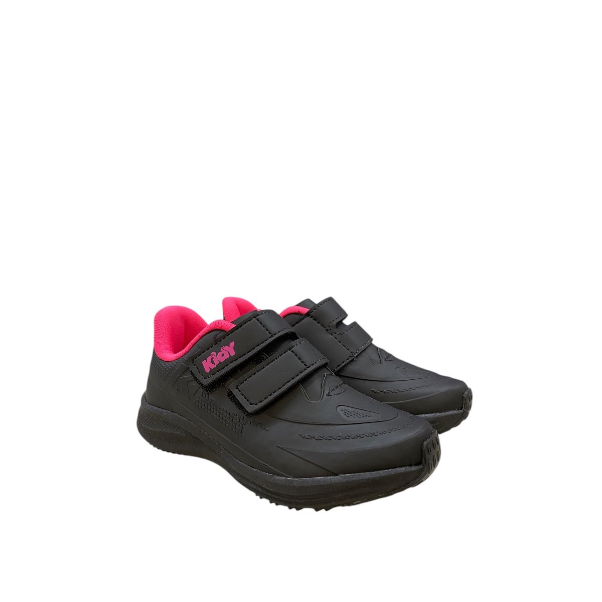Tenis Infantil Menina Kidy Calce Fácil Auto Colante Básico  43810044228 Preto Preto 2