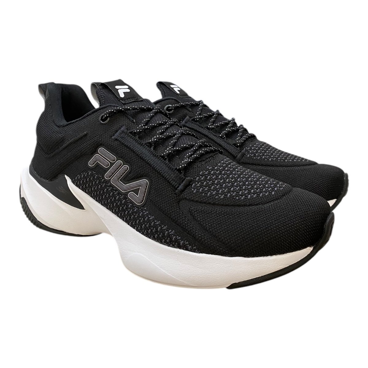 Tenis Masculino Fila Master Conforto Esporte Caminhada Academia  Preto Preto 2