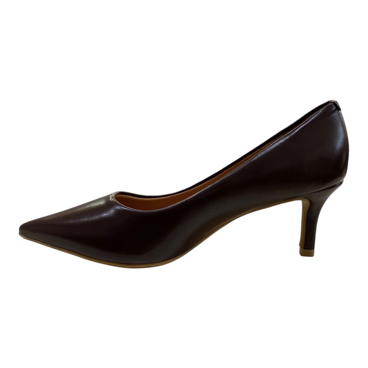 Scarpin Vizzano Feminino Pelica Casual Salto Fino Social 1456.100 Marrom Marrom 4