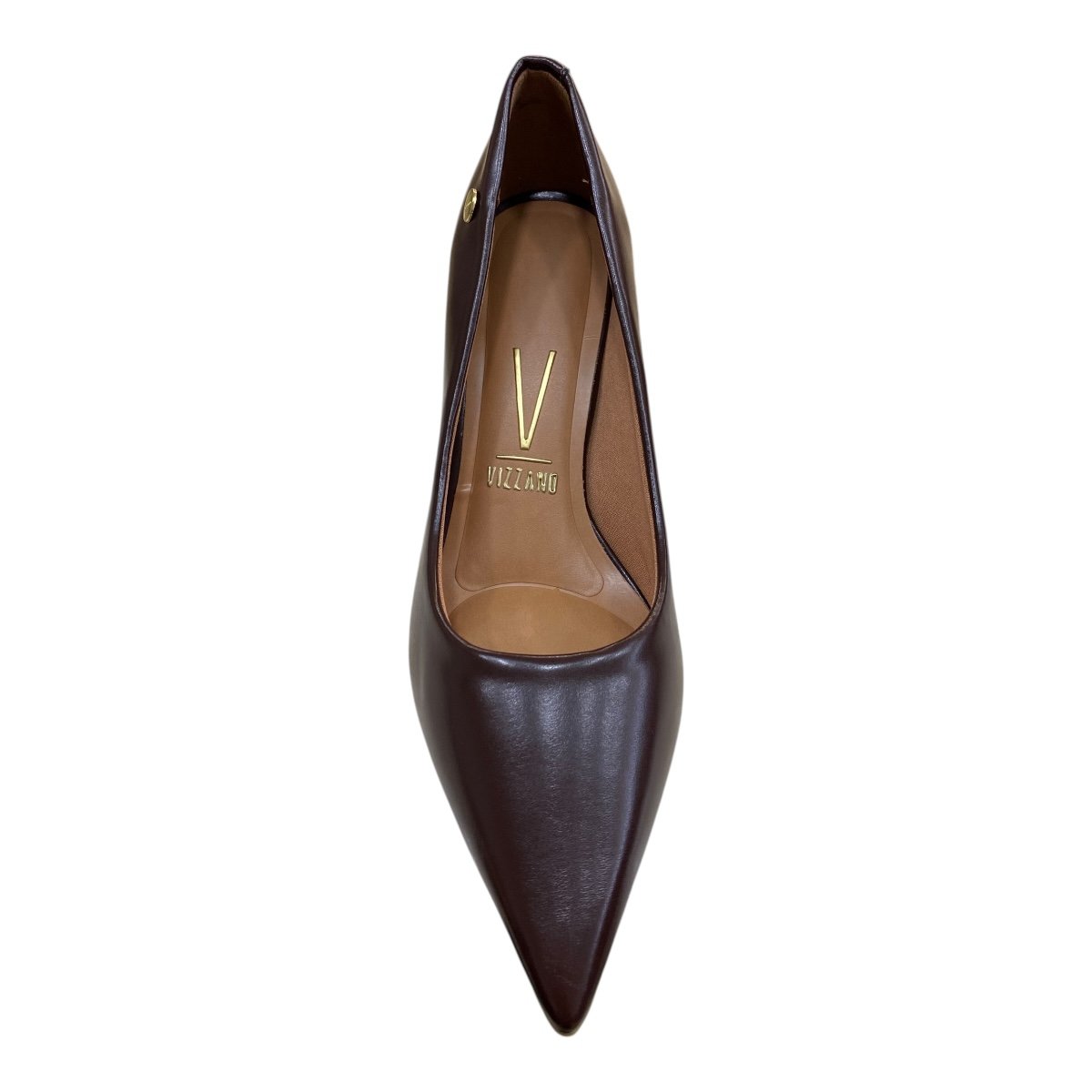 Scarpin Vizzano Feminino Pelica Casual Salto Fino Social 1456.100 Marrom Marrom 6