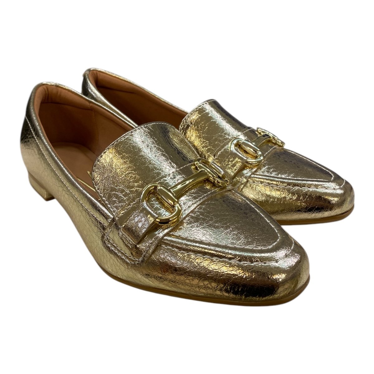 Mocassim Vizzano Feminino Detalhe Metalizado Dourado 1351.106 Dourado 2