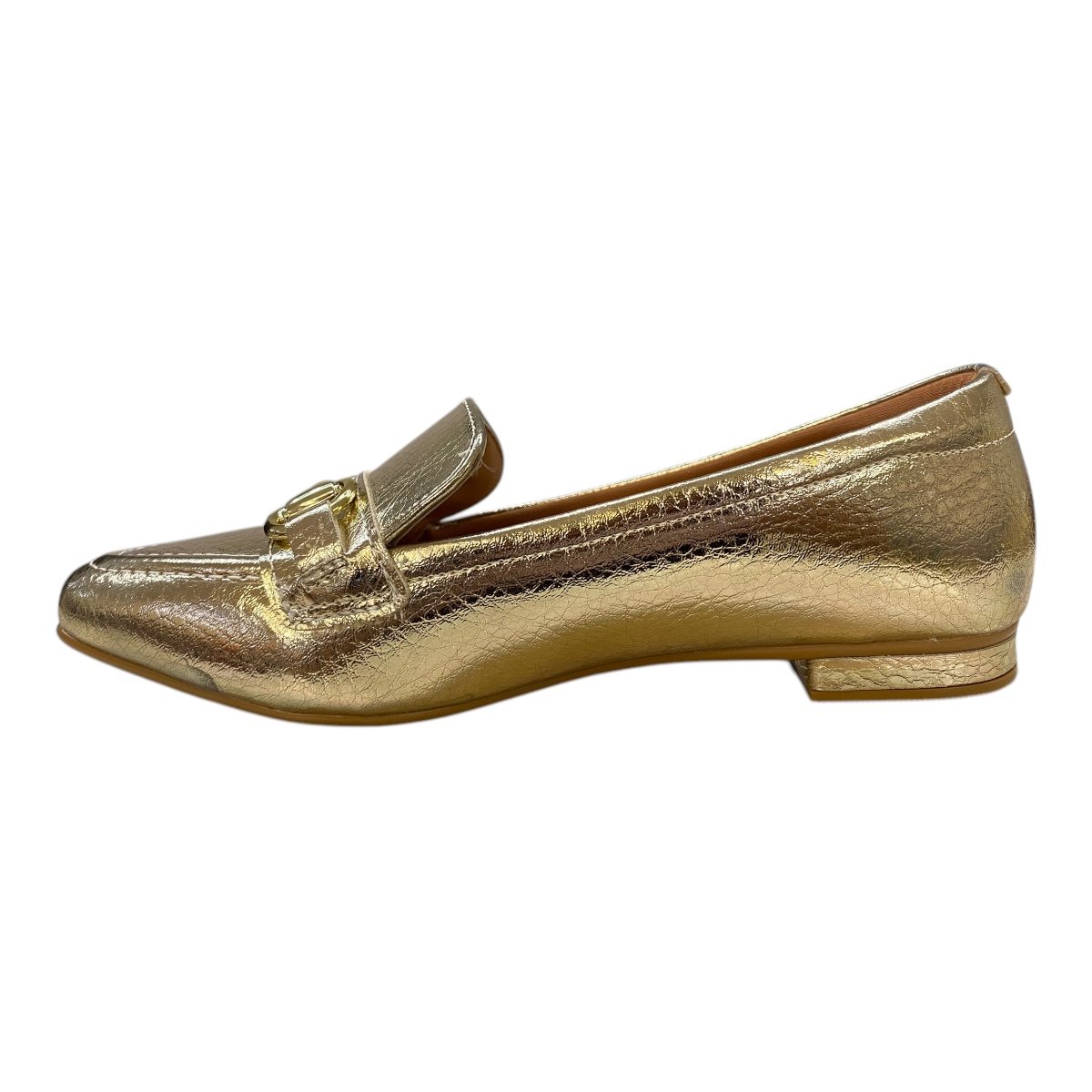 Mocassim Vizzano Feminino Detalhe Metalizado Dourado 1351.106 Dourado 4