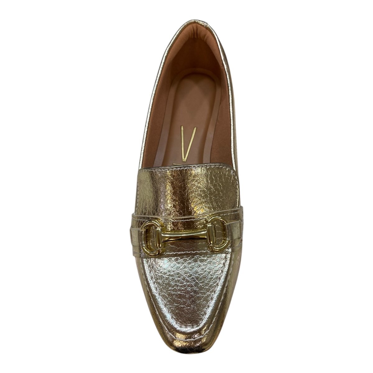 Mocassim Vizzano Feminino Detalhe Metalizado Dourado 1351.106 Dourado 6