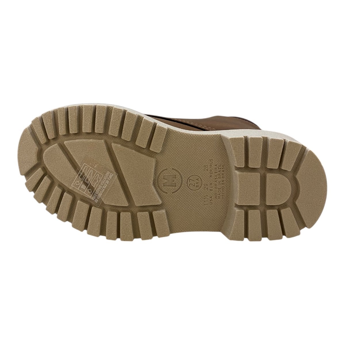 Bota Coturno Infantil Menino Molekinho Casual Tratorado 2817.126 Marrom Marrom 3