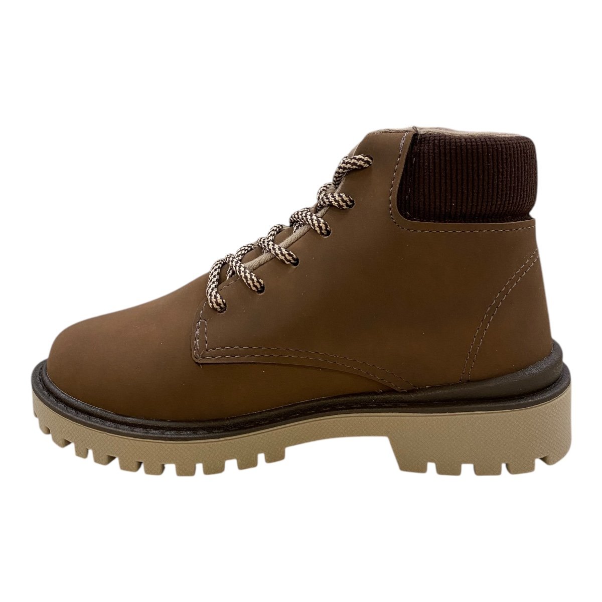 Bota Coturno Infantil Menino Molekinho Casual Tratorado 2817.126 Marrom Marrom 4