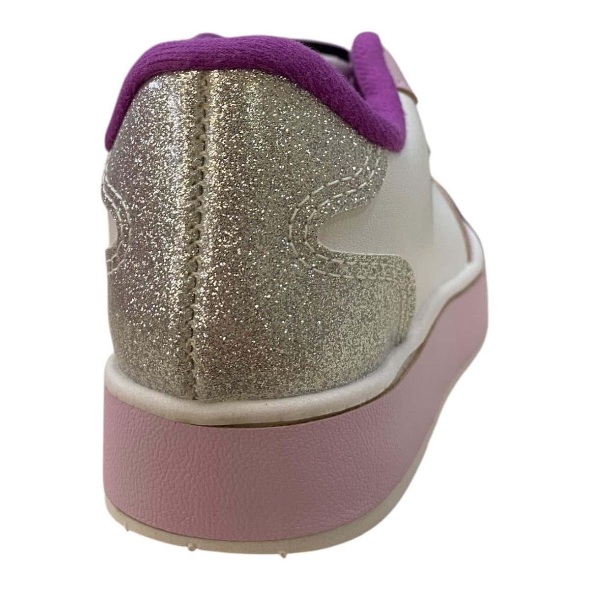 Tenis Infantil Menina Molekinha Calce Fácil Disco Brilho Gato 2520.149 Branco Branco 5