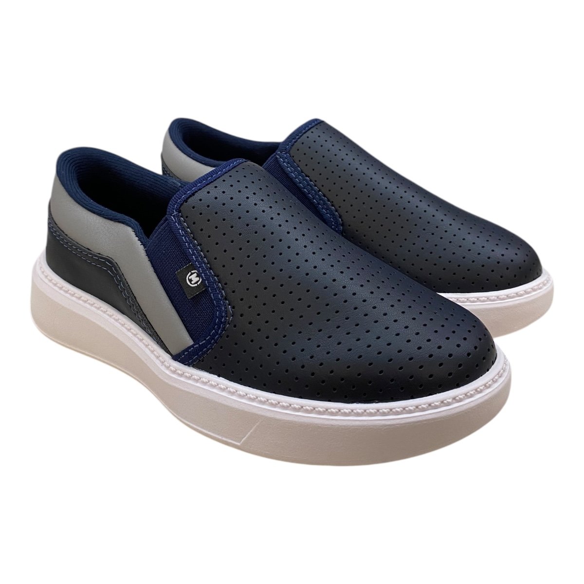 Tenis Infantil Menino Molekinho Casual Básico Calce Fácil 2861.115 Marinho Marinho 2