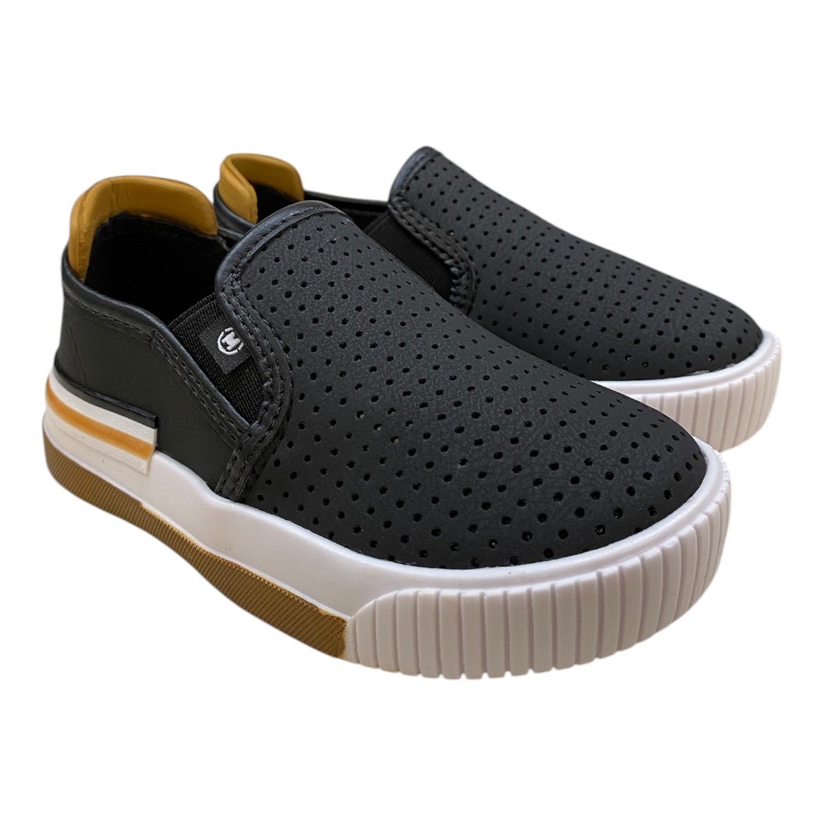 Sapato Infantil Menino Molekinho Mocassim Casual Básico  2615100 Preto Preto 2