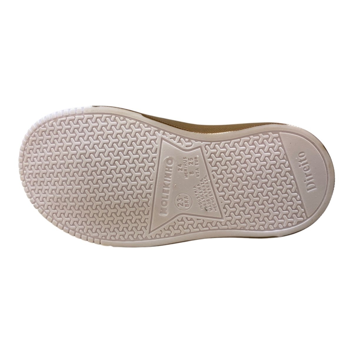 Sapato Infantil Menino Molekinho Mocassim Casual Básico  2615100 Branco Branco 3