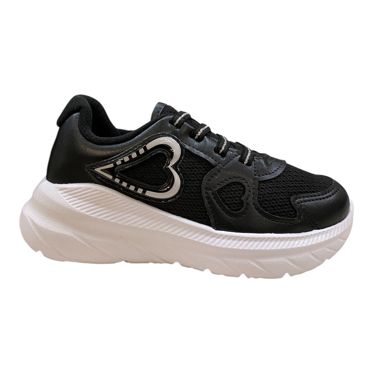 Tenis Infantil Menina Molekinha Conforto Casual Calce Fácil 2584.102 Preto