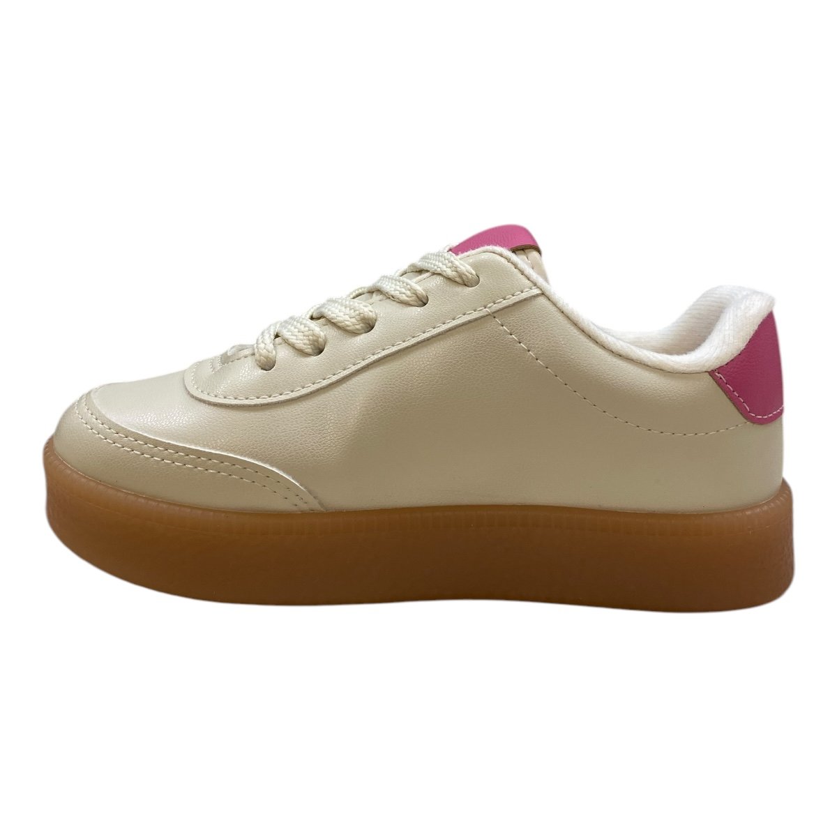 Tenis Infantil Menina Molekinha Camurça Casual Street  2582.103 Bege Bege 4