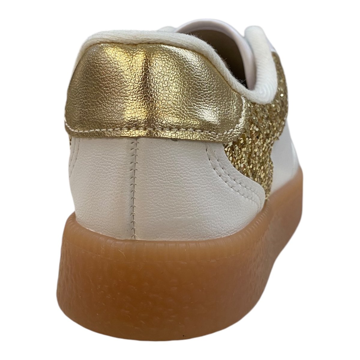 Tenis Infantil Menina Molekinha Casual Brilho Glitter Calce Fácil 2582.105 Branco Branco 5