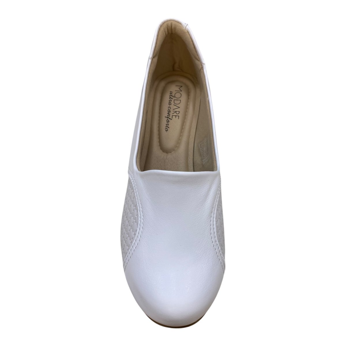 Sapatilha Feminino Modare Casual Ultraconforto Anabela 7014.229 Branco Branco 5