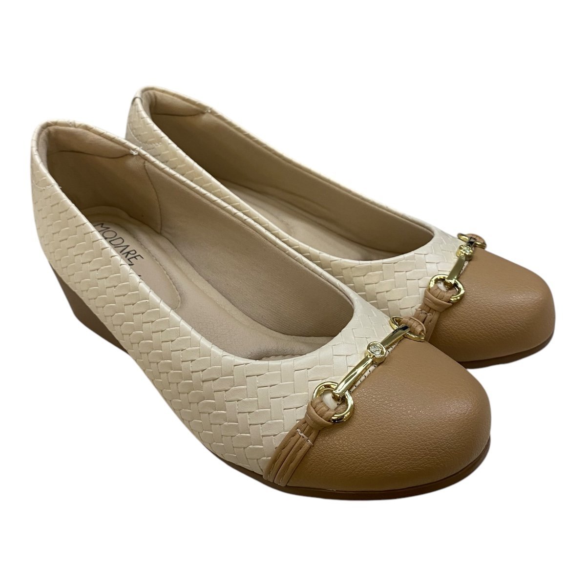 Sapatilha Feminino Modare Casual Ultraconforto Anabela 7014.293 Nude Nude 2